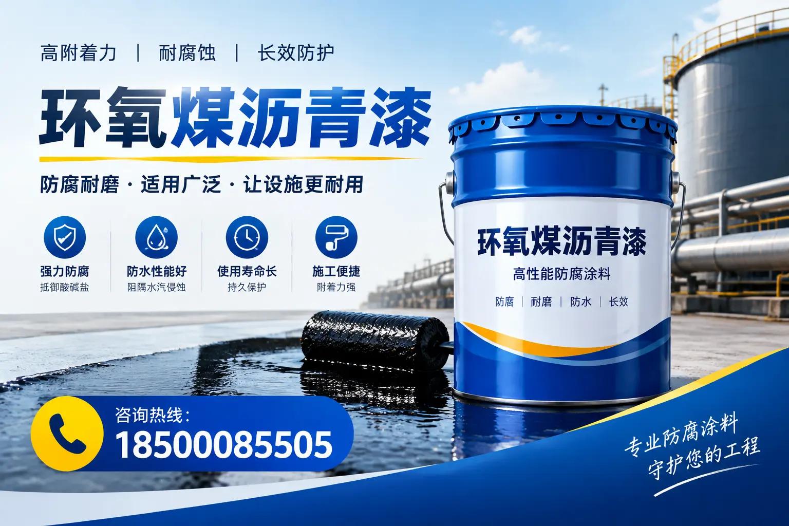 环氧煤沥青漆与其他涂料的对比分析，助力白城企业决策